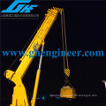 2t 16m small size hydraulic Telescopic Boom Marine Crane for sale